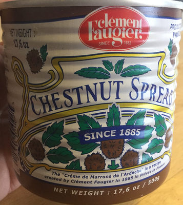 500g jar of Clement Faugier crème de marrons chestnut spread