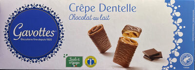 Gavottes crêpe dentelle chocolat au lait 90g pack
