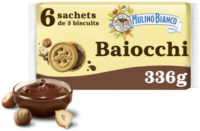 Baiocchi Classici biscuit pack by Mulino Bianco, 336g