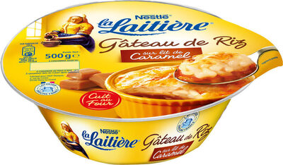 Nestlé gâteau de riz au caramel, 500g package