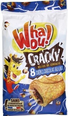 WHAOU! Crêpes Whaou Cracky 256g pack containing 8 individual crêpes