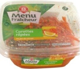 Marque Repère shredded carrot salad 300g pack