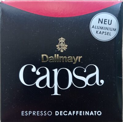 Dallmayr Decaffeinato Espresso package